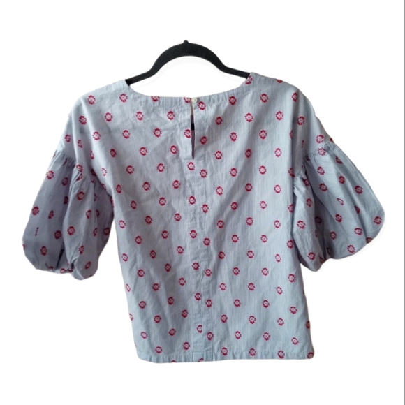 Loft Textured Stripes Top - Picture 4 of 7